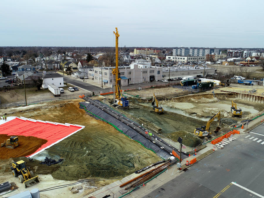 Aerial of site